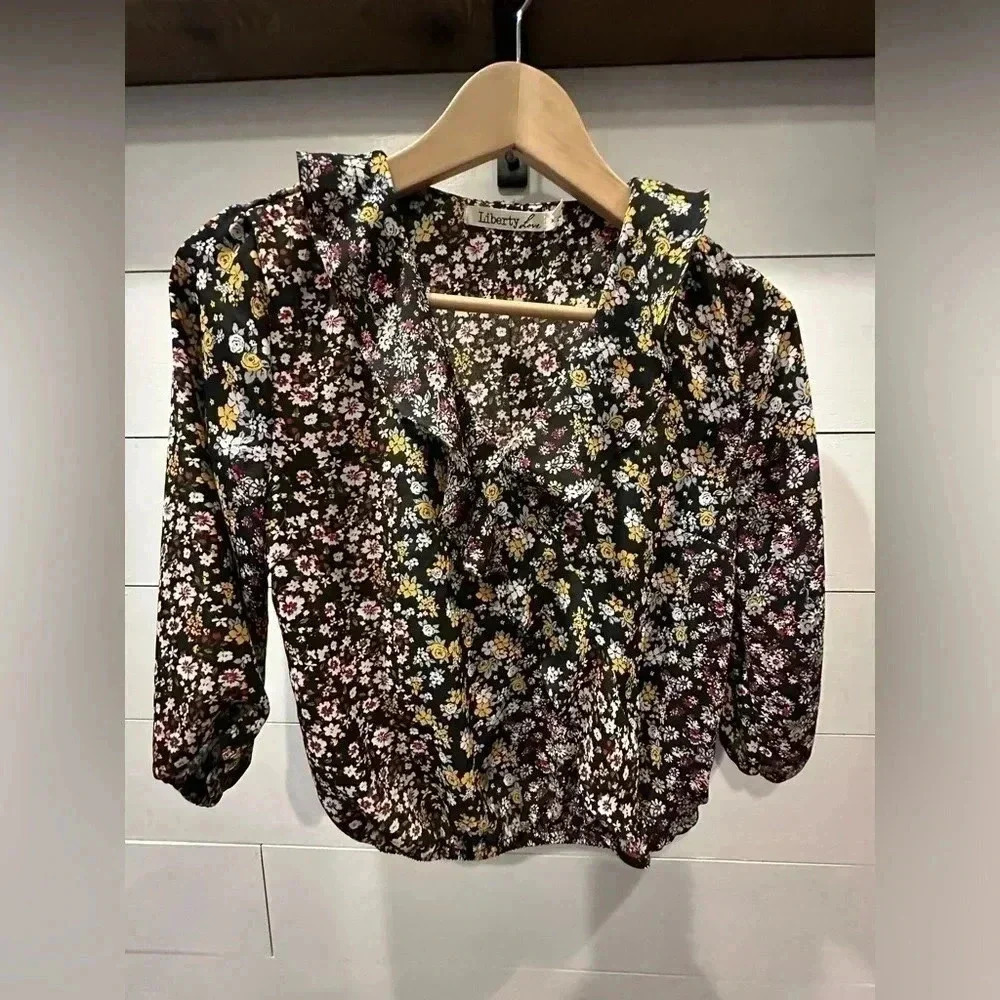 Liberty Love Floral Crop Top- Womens small